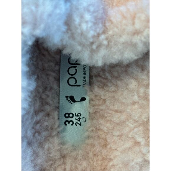 NWT Papillio by Birkenstock Arizona Big Buckle Platform Teddy sandal, $180 - Picture 5 of 8